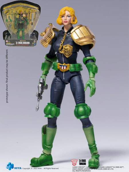 Hiya Toys 2000 AD Judge Anderson 18th Scale Action Figure